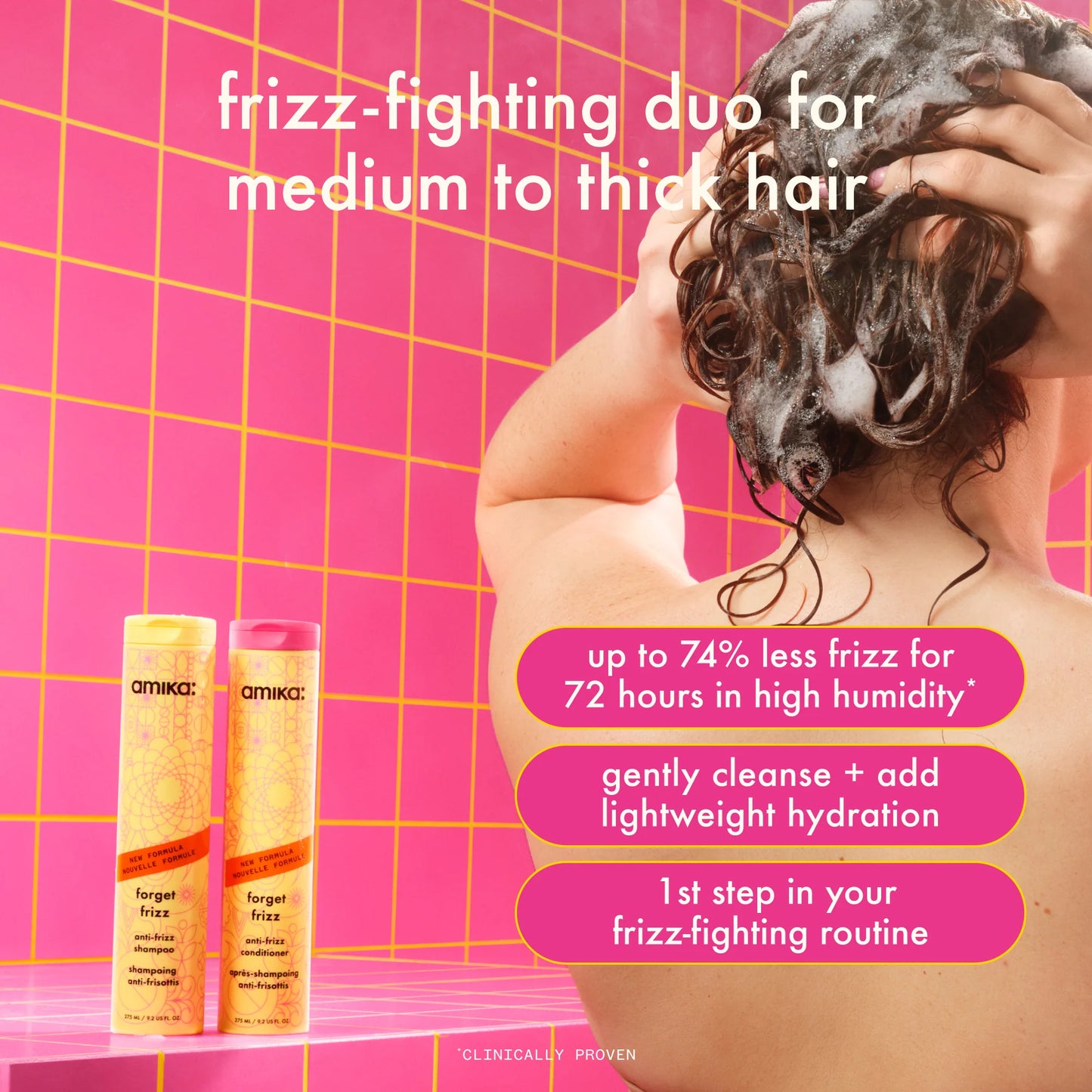 Forget frizz anti-frizz shampoo