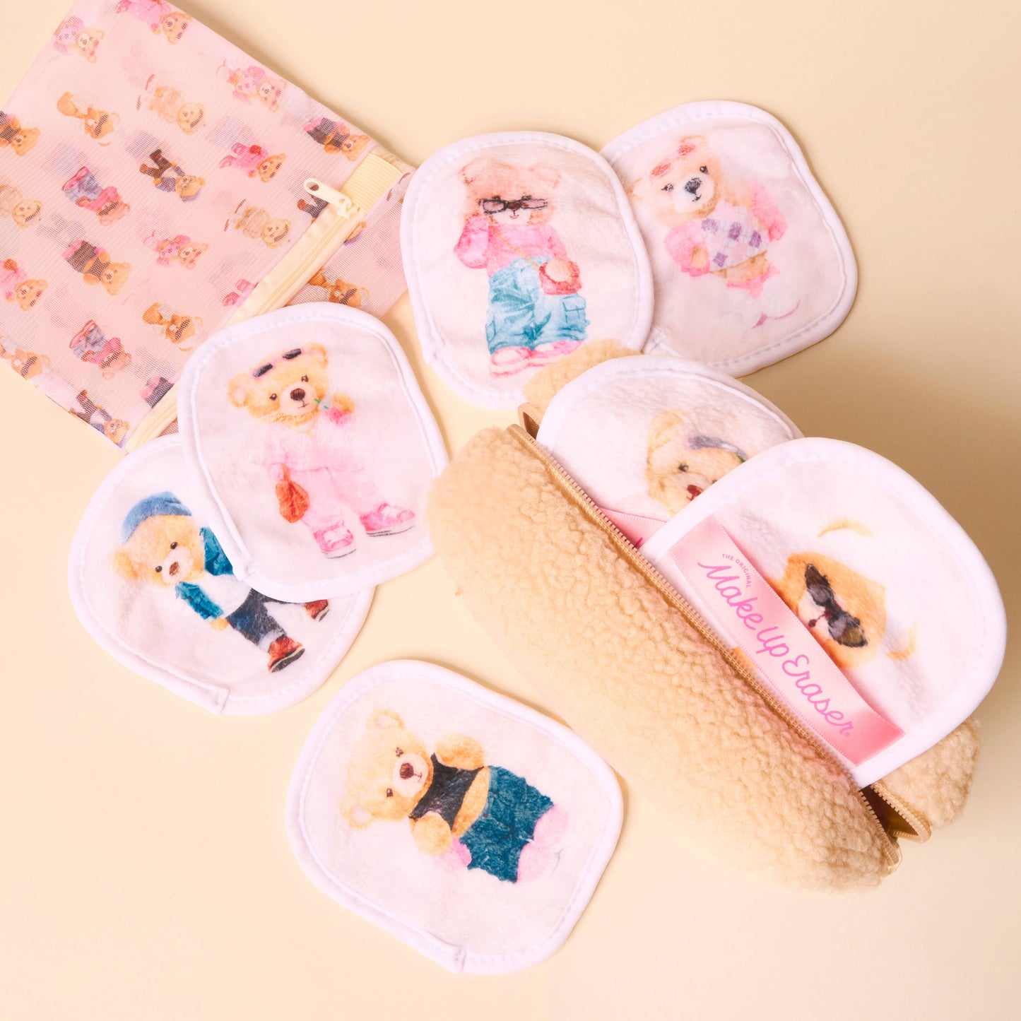Teddy Bear 7-Day Gift Set & Cosmetic Bag