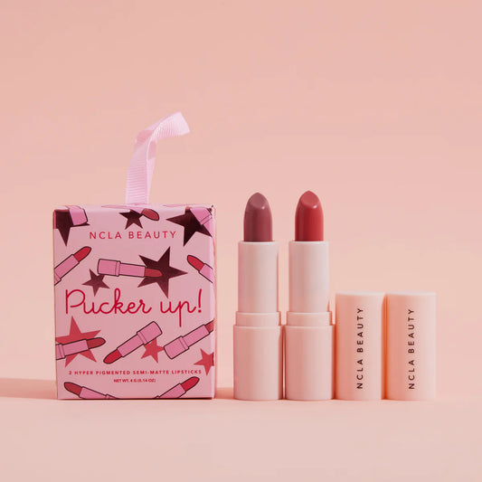 Pucker Up Pink Lipstick Set