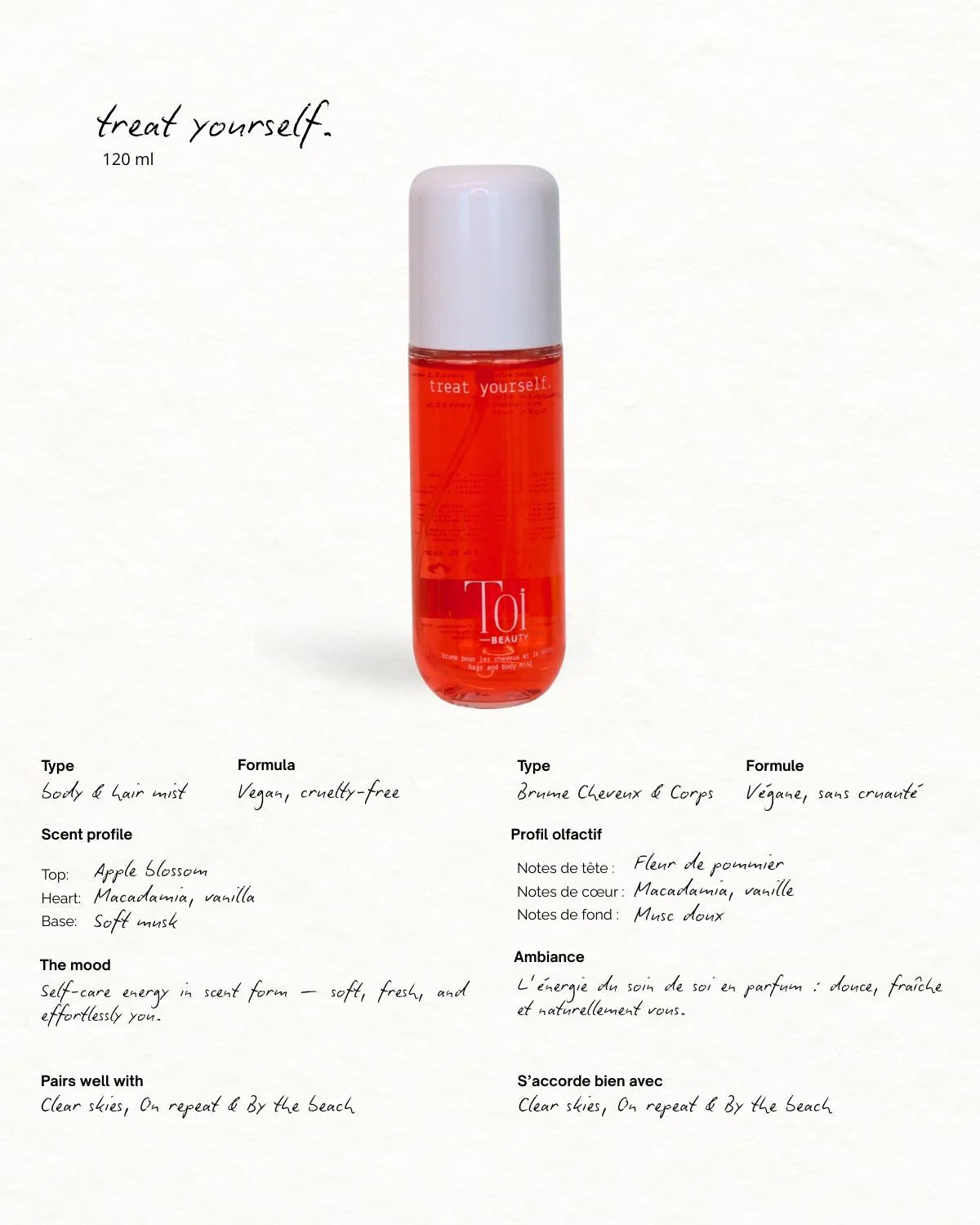 Hair and Body Spray Mist