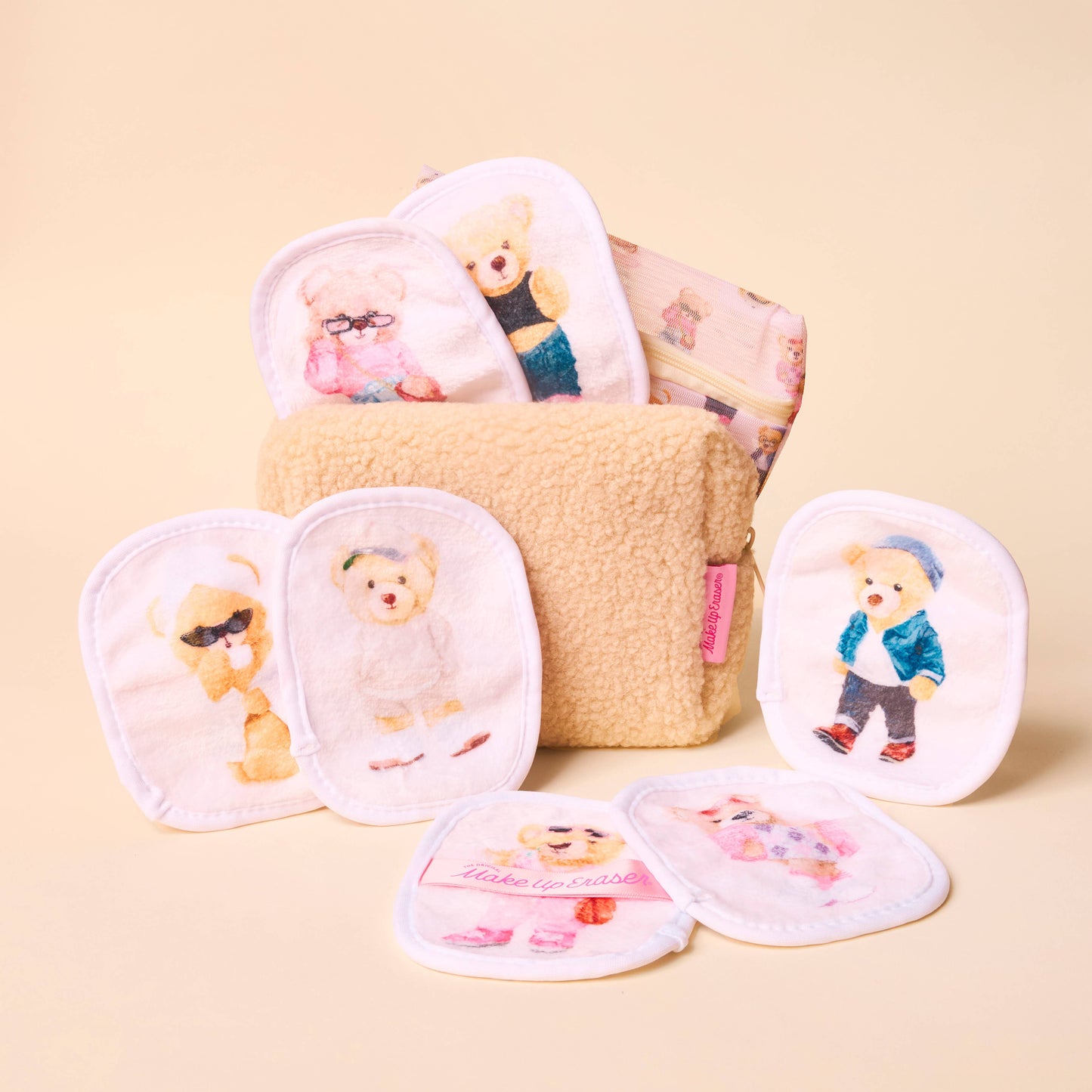 Teddy Bear 7-Day Gift Set & Cosmetic Bag
