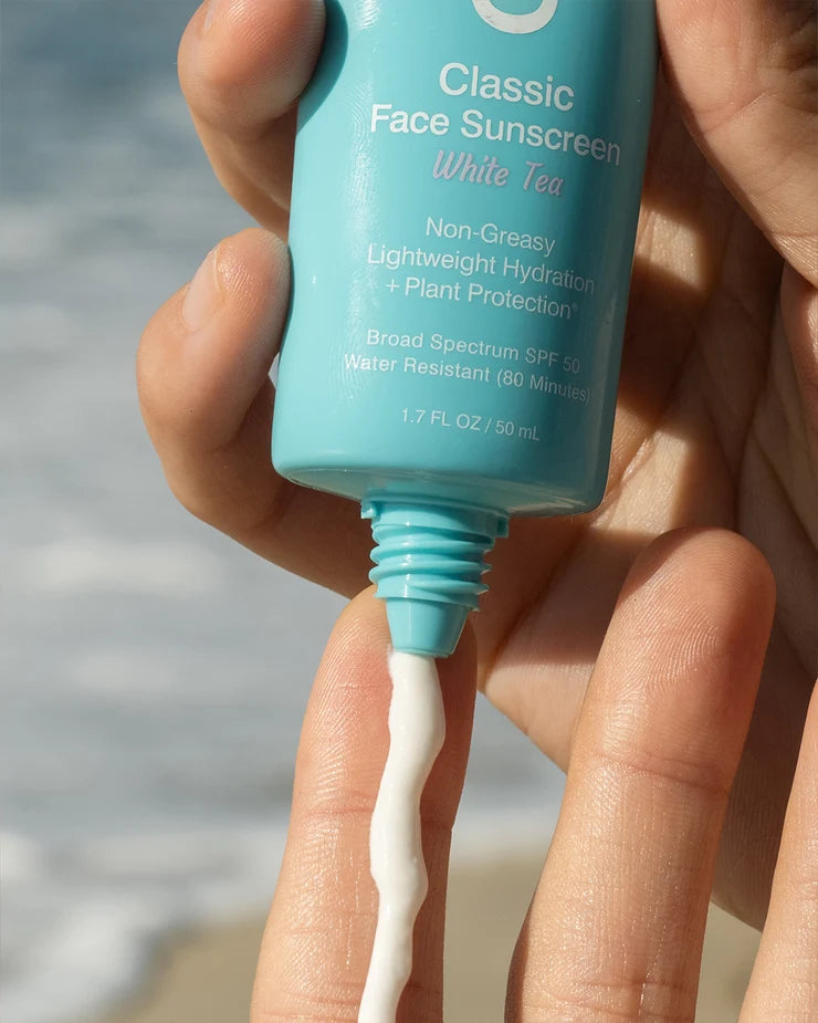 Sport Face SPF 50 White Tea Organic Sunscreen Lotion