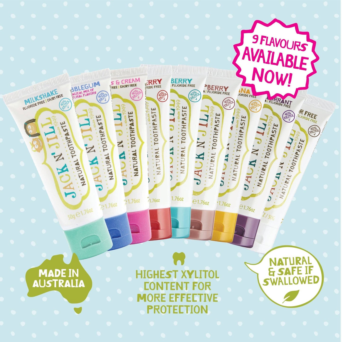 Jack N Jill Kids toothpaste