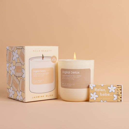Digital Detox (Jasmine Bliss) Soy Wax Candle
