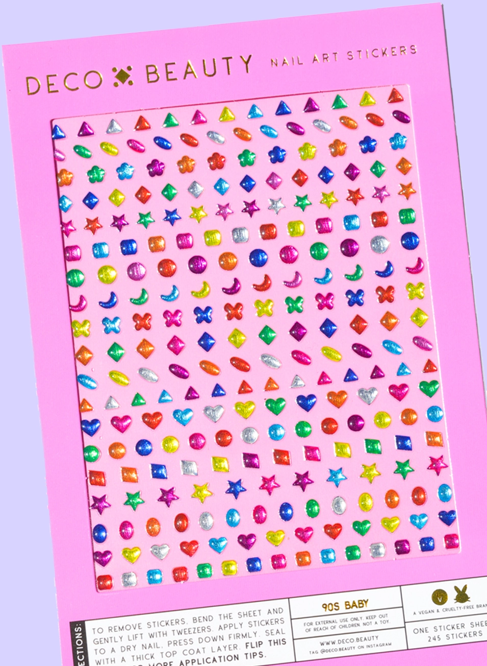 Nail Art Stickers - 90s Baby