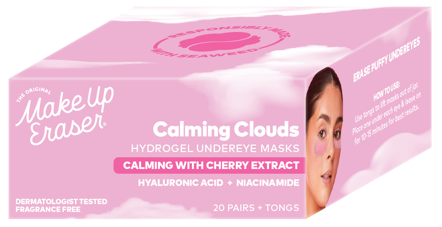 Hydrogel Undereye Masks - Seaweed-Based with Calming Cherry