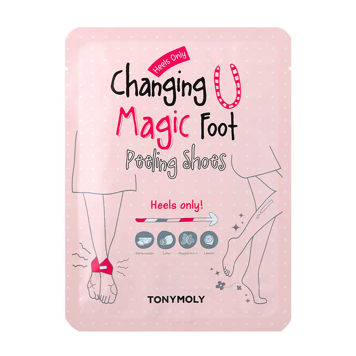 Changing U Magic Heel Peeling Shoes