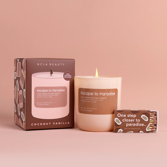 Escape To Paradise (Coconut Vanilla) Soy Wax Candle