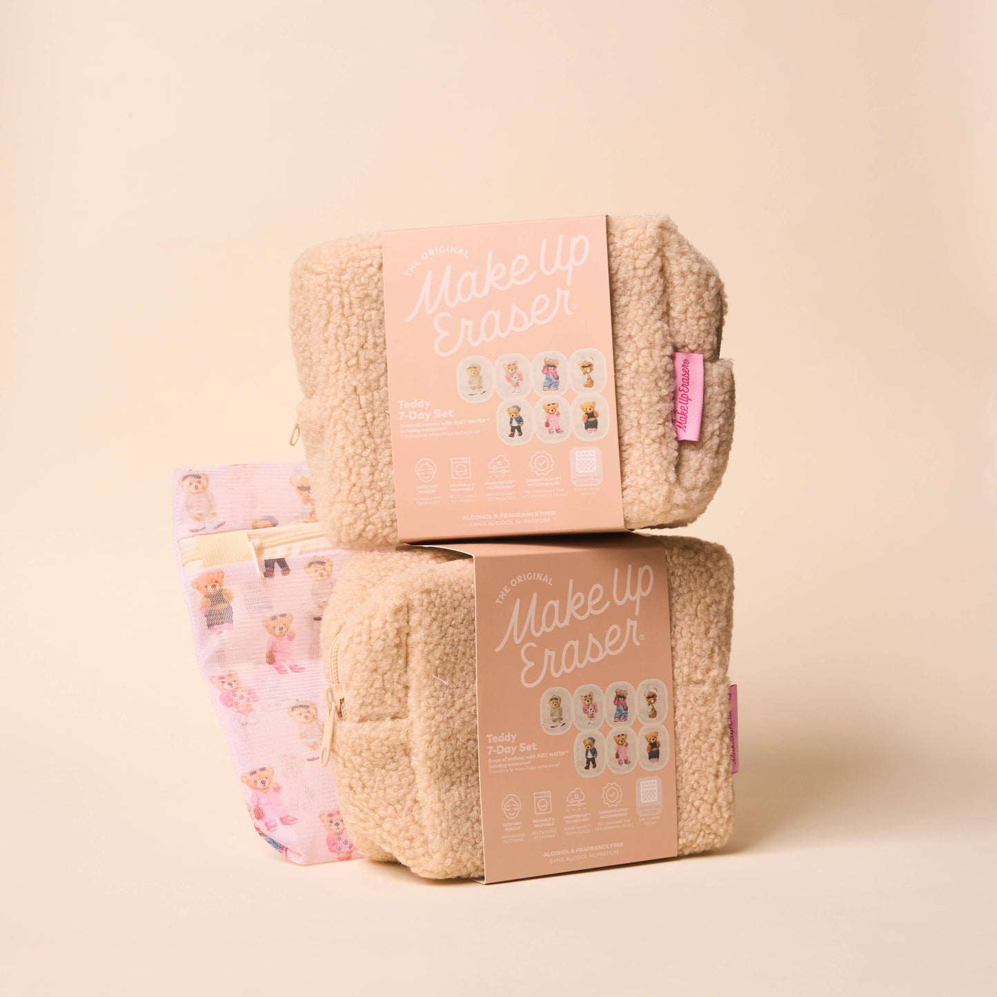 Teddy Bear 7-Day Gift Set & Cosmetic Bag