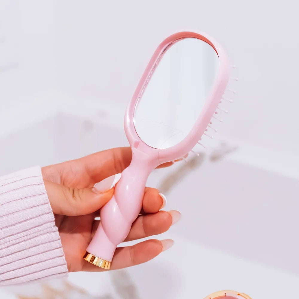 Mini Detangler Hair Brush for Medium Hair - Bubblegum Pink