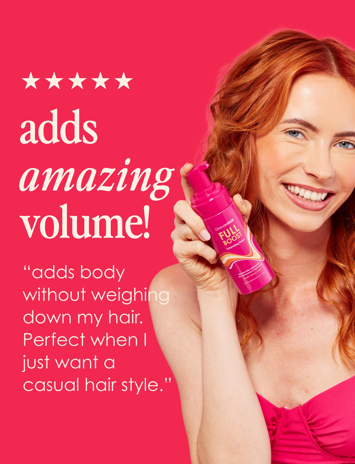 GrandeHAIR Full Boost Volumizing Foam