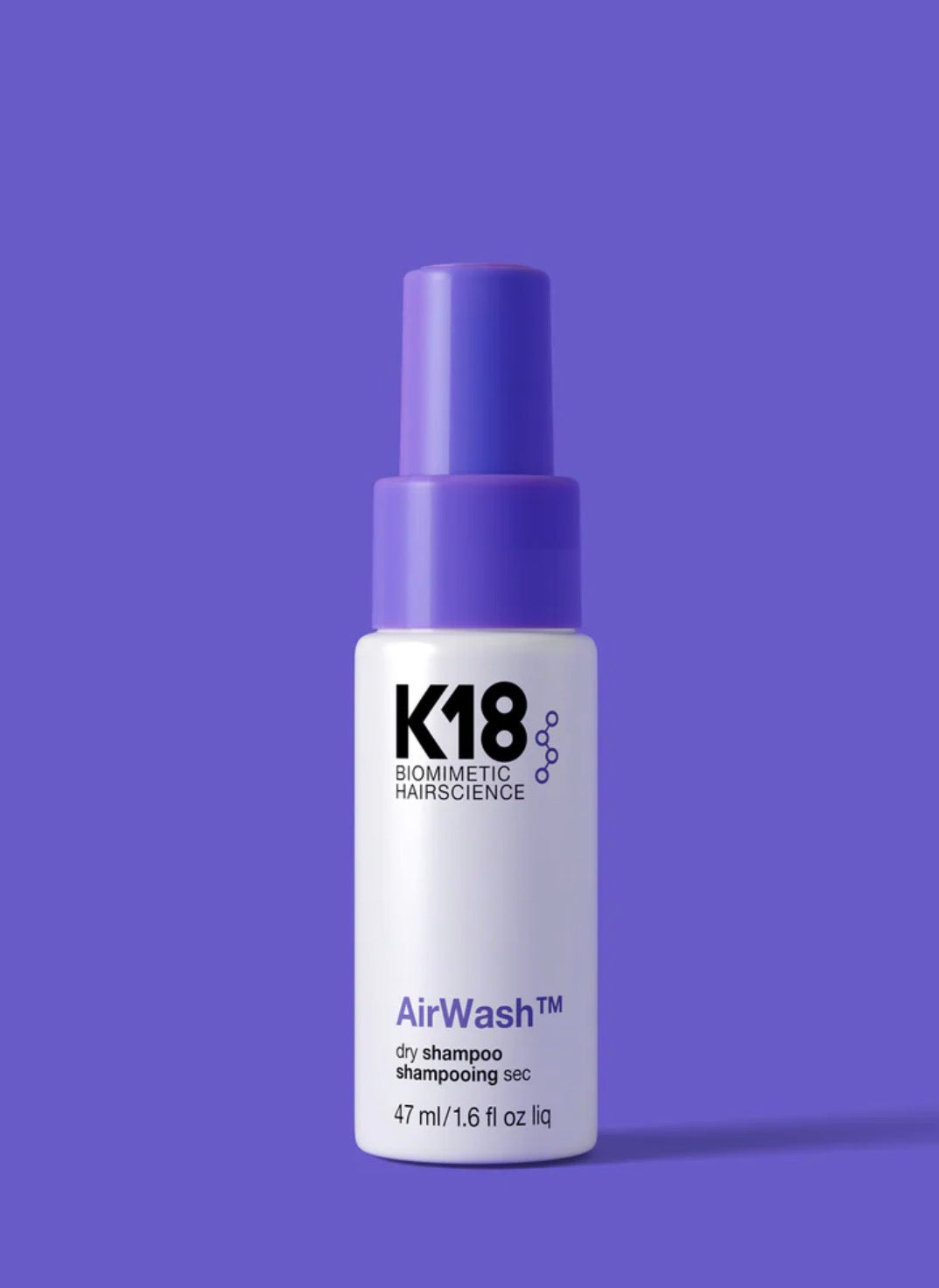 K18 mini AirWash™ dry shampoo