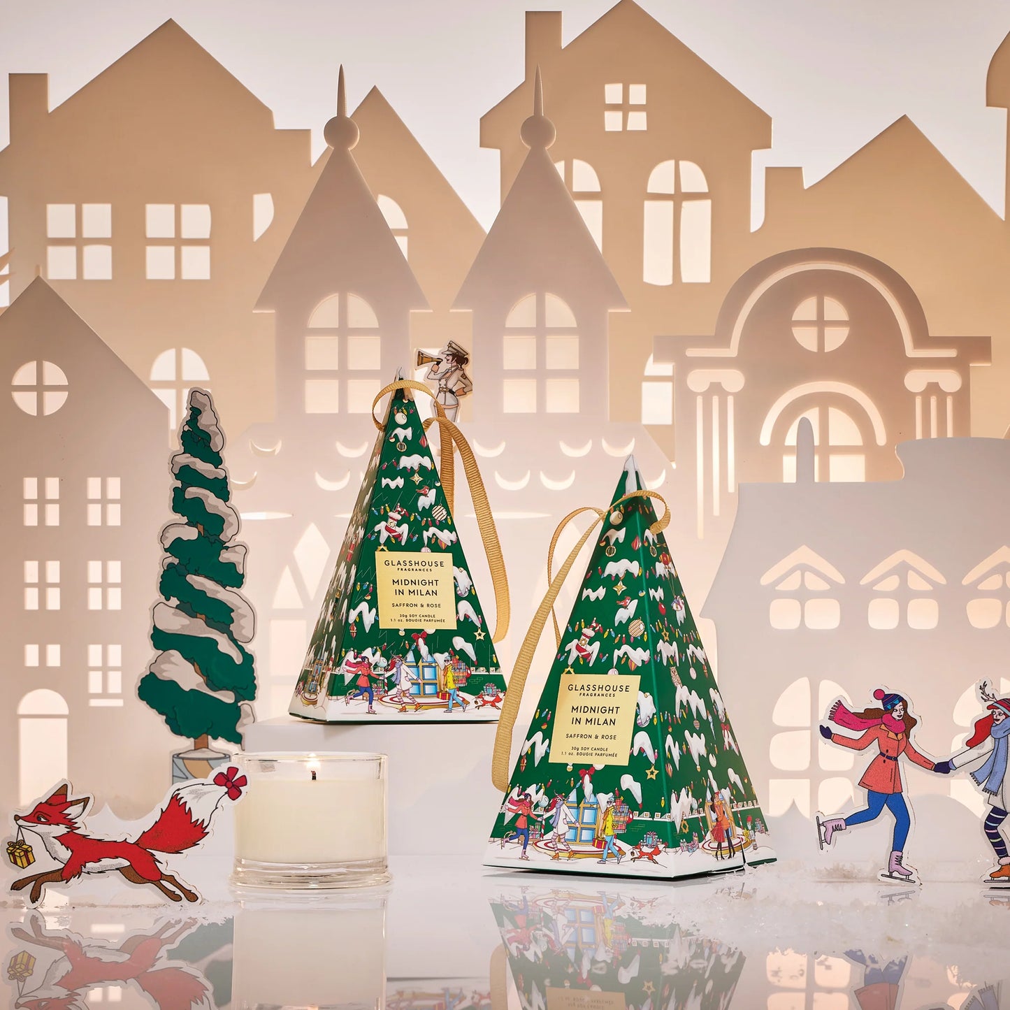 Midnight In Milan Ornament Candle