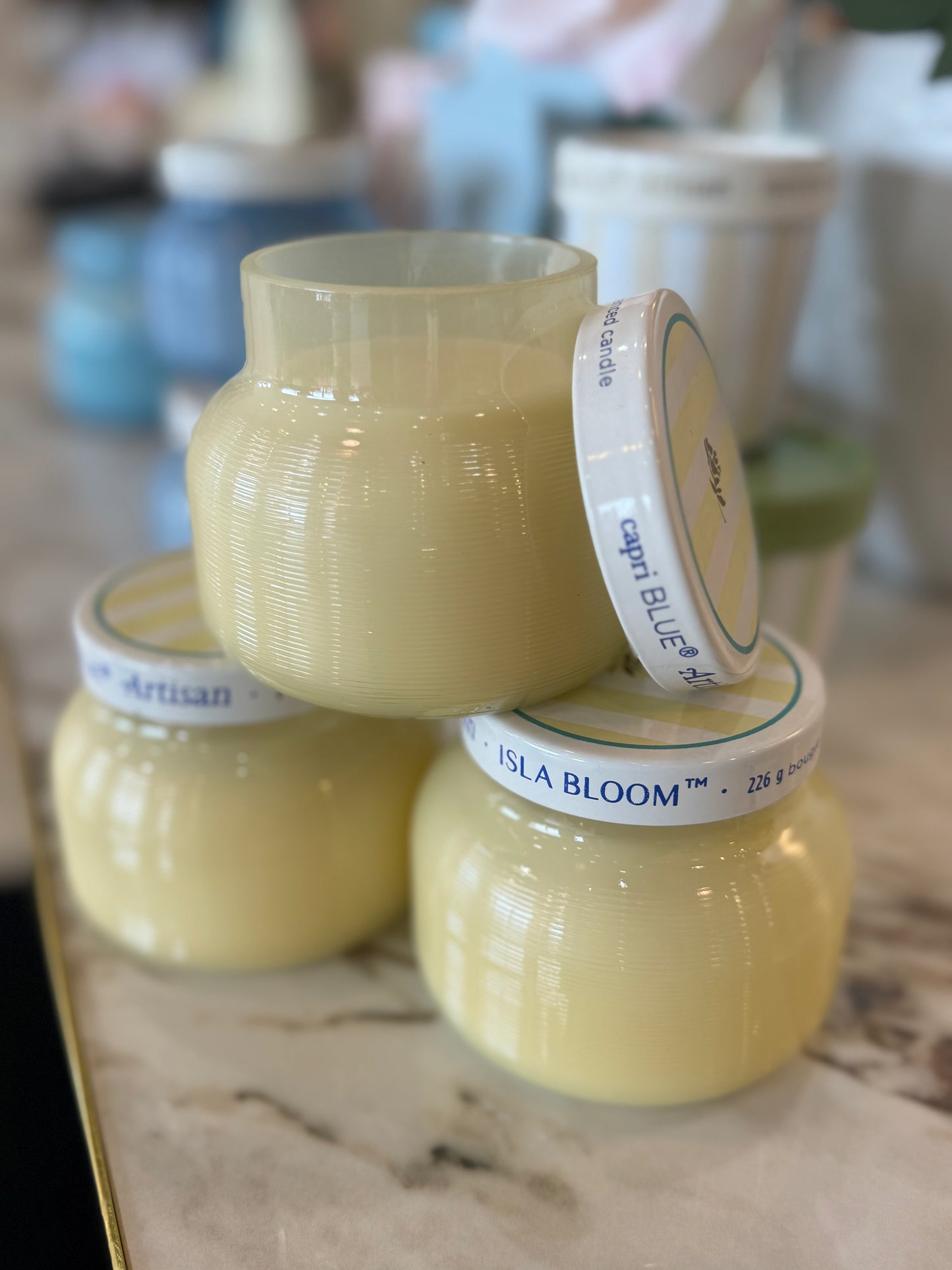 Caffe Capri 8oz Petite Candle, Isla Bloom