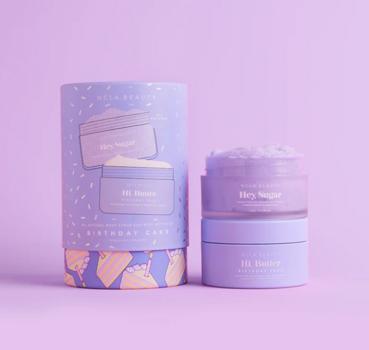 Birthday Cake Body Scrub + Body Butter Set