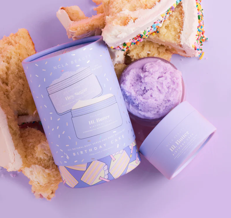 Birthday Cake Body Scrub + Body Butter Set