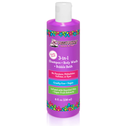 3-in-1 Shampoo + Body Wash + Bubble Bath