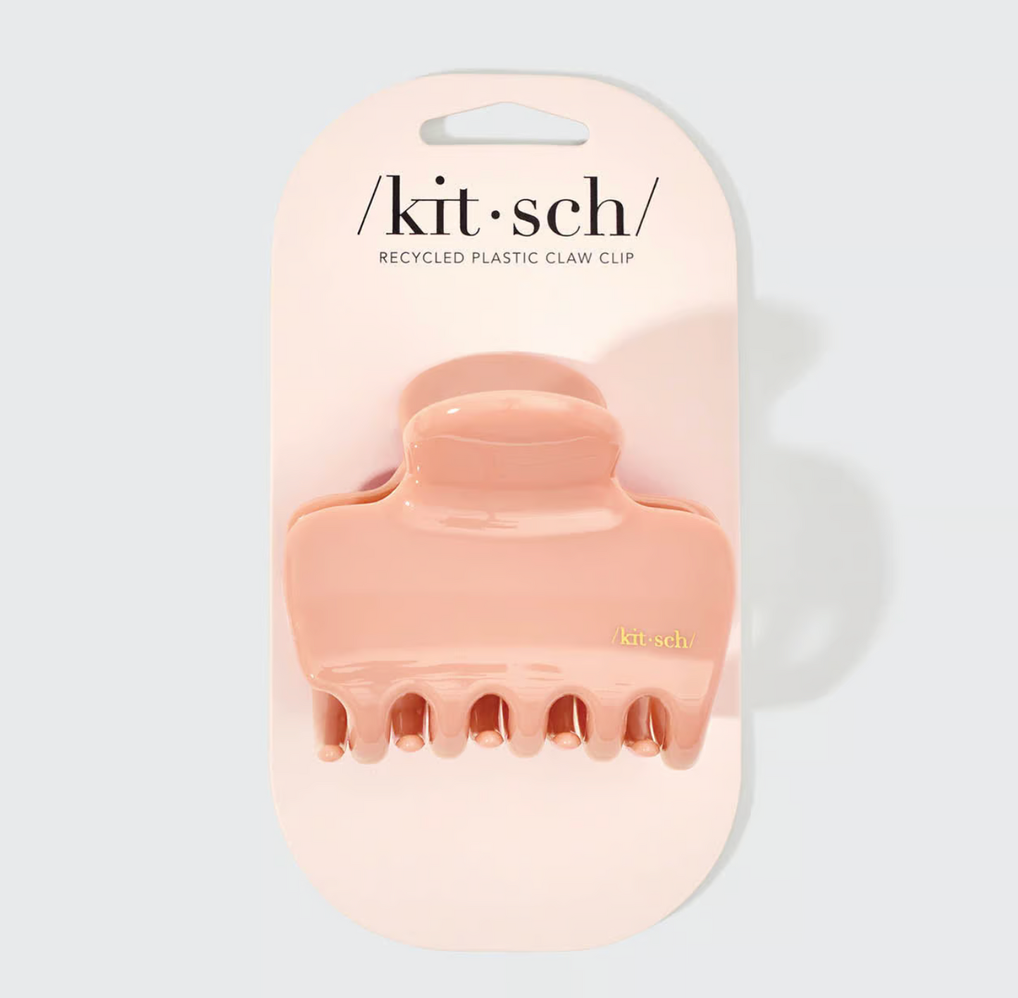 Recycled Plastic Puffy Cloud Clip- Rosewood
