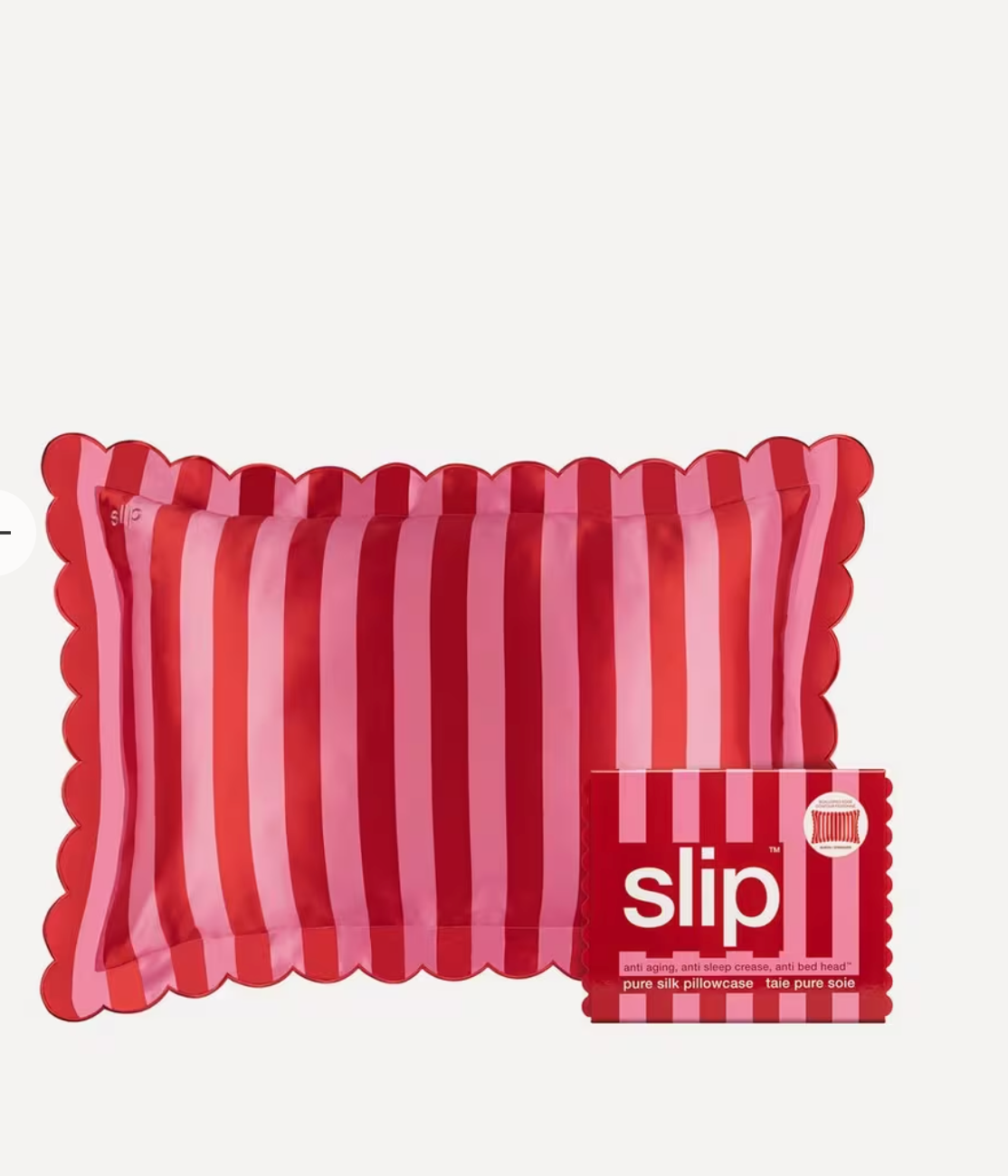 Sunshade Queen Zippered Pillowcase with Scalloped Edge
