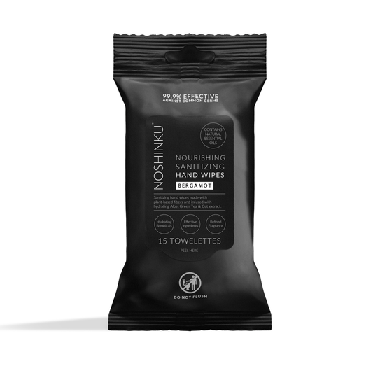Bergamot Nourishing Hand Sanitizing Travel Wipes