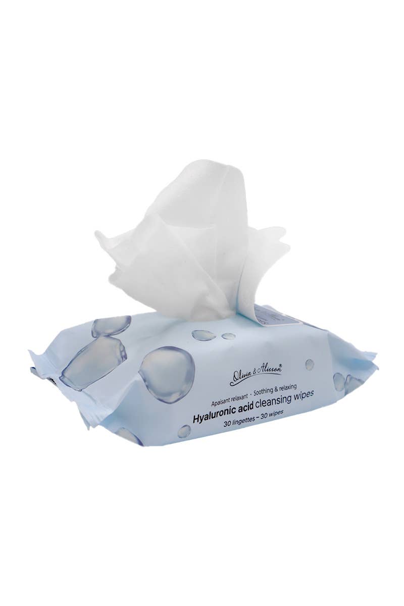Soothing Hyaluronic Acid Makeup Wipes (30 Sheets)