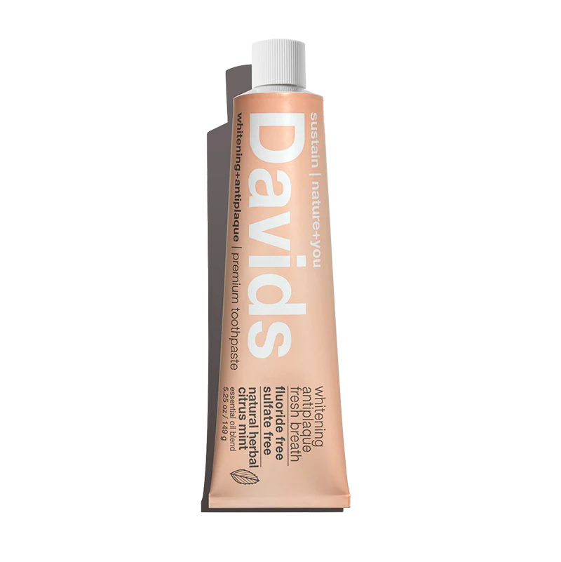 Davids premium toothpaste / herbal citrus peppermint