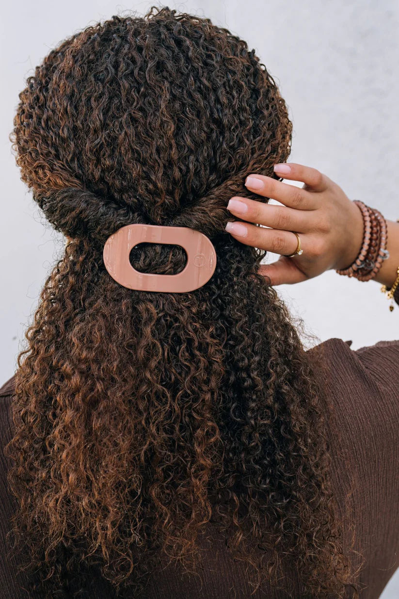 Mocha Mousse Round Hair Clip (3 sizes)
