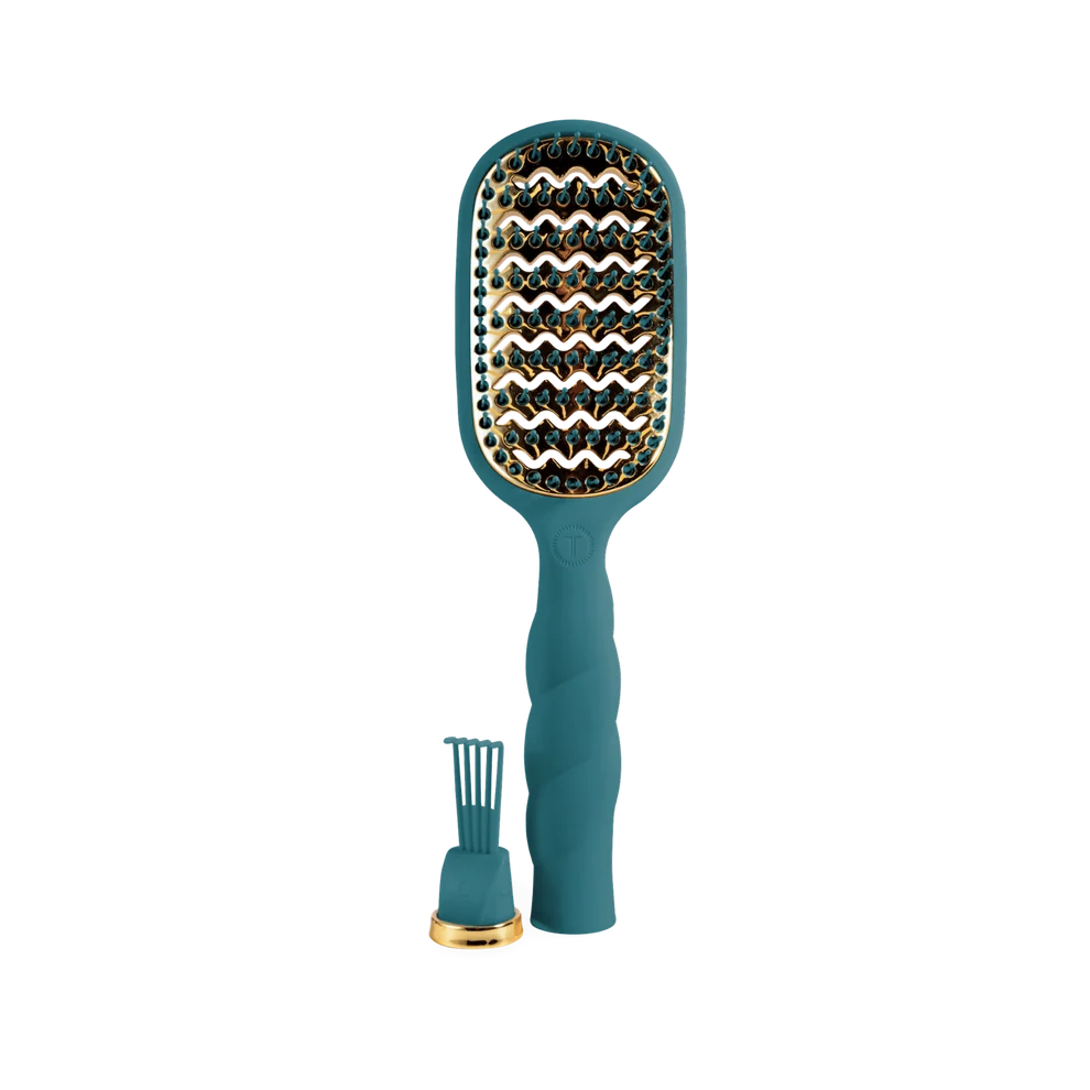 Vented Hair Brush - Teal With It