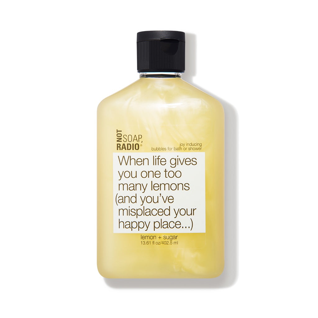 When life gives you one too many lemons...bath/shower gel