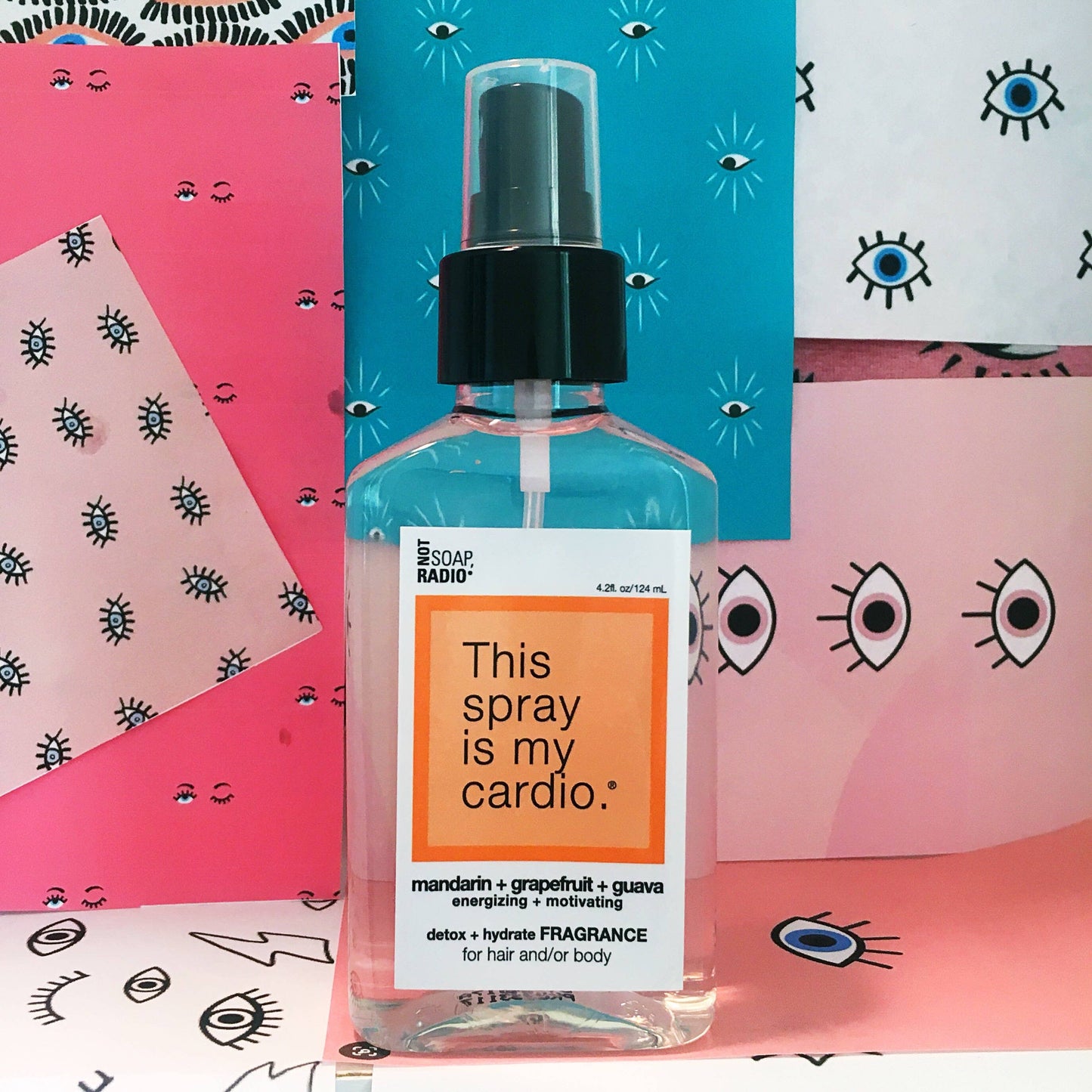 This spray is my cardio detox + hydrate fragrance