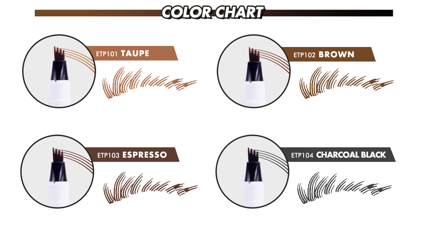 Eyebrow Contouring 4 Tip Pen