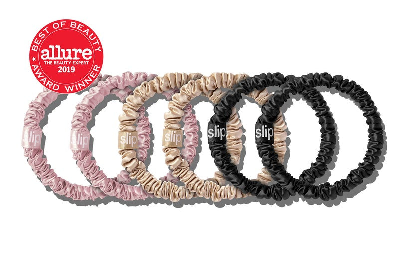 Silk Scrunchie - Skinny - Multi (set of 6)