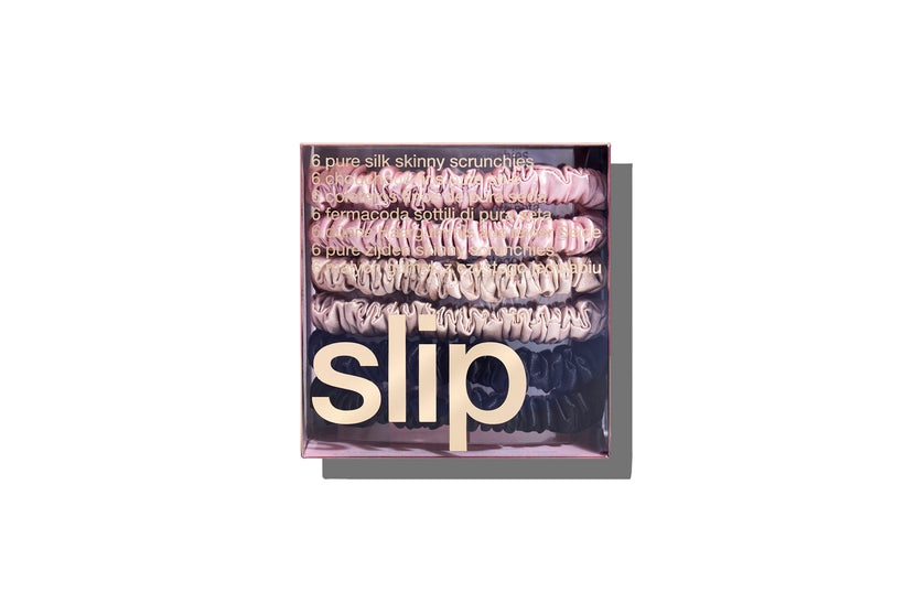 Silk Scrunchie - Skinny - Multi (set of 6)