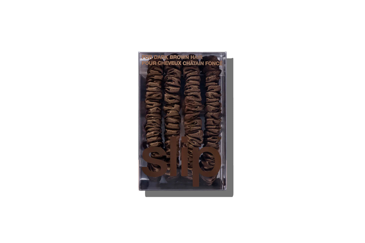 Neutral Slip Silk Skinny Scrunchies - for every hair shade