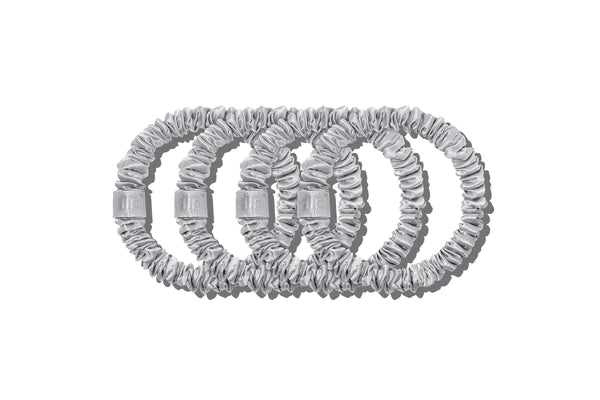 Neutral Slip Silk Skinny Scrunchies - for every hair shade