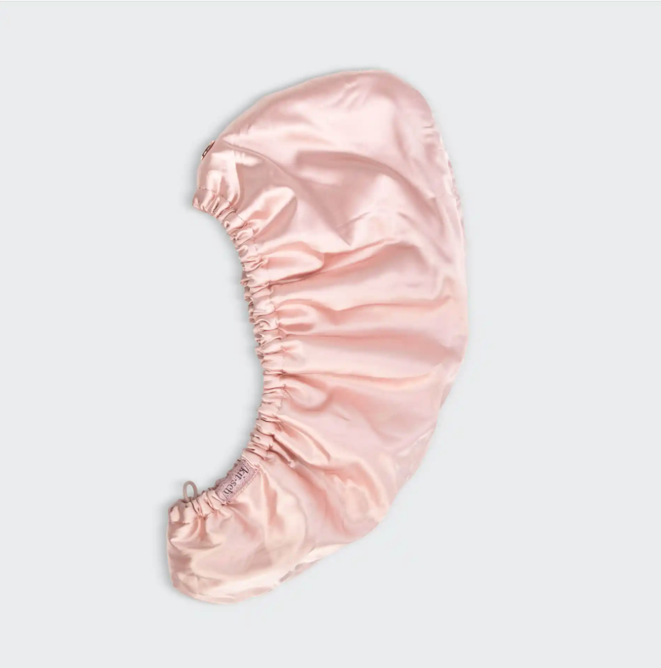 Satin-Wrapped Hair Towel (Two colors)