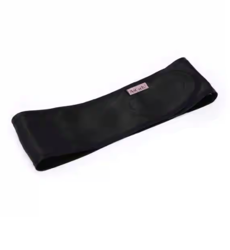 Satin Sleep Headband - Black