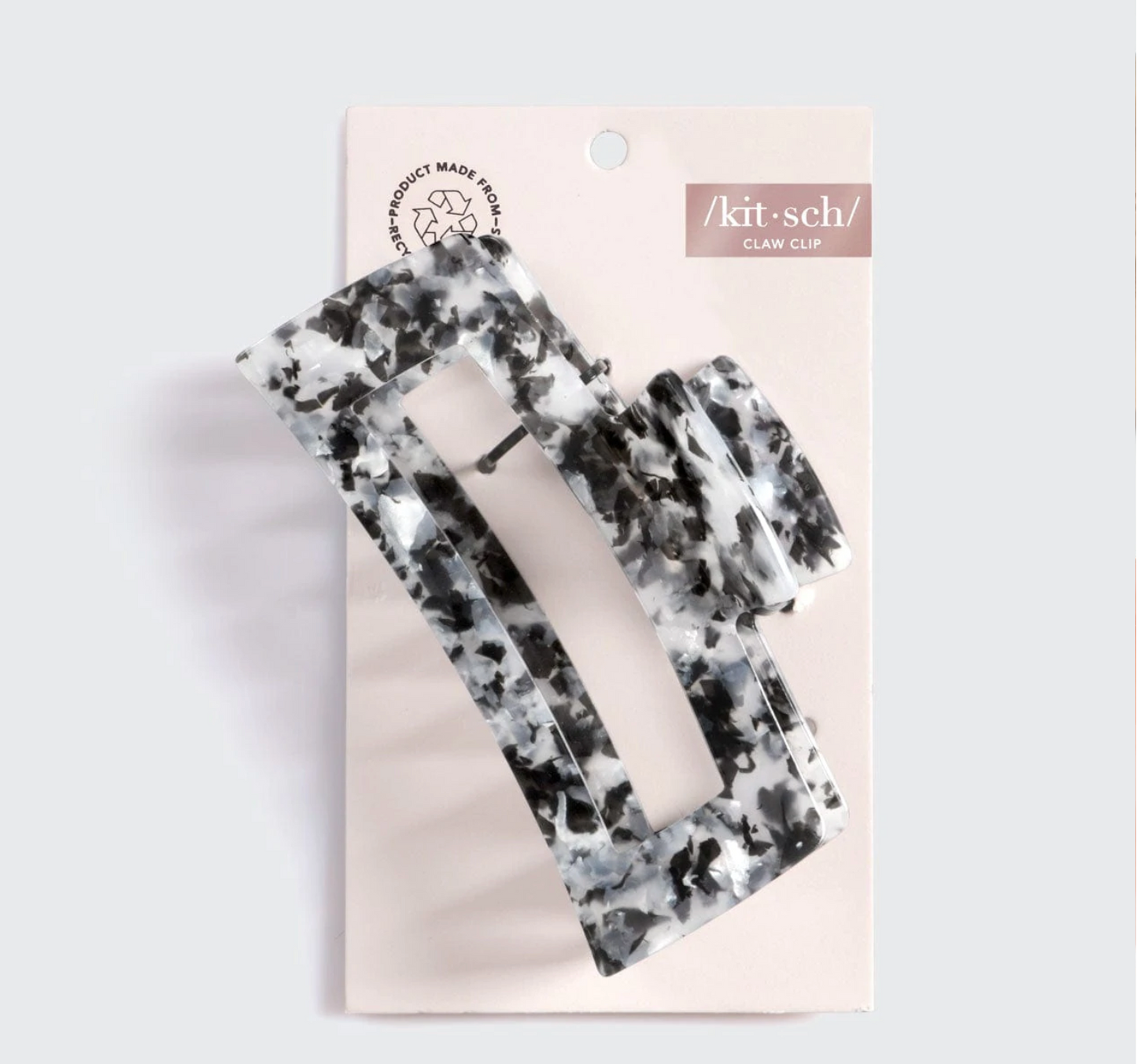 Eco-Friendly Jumbo Open Shape Claw Clip - Black