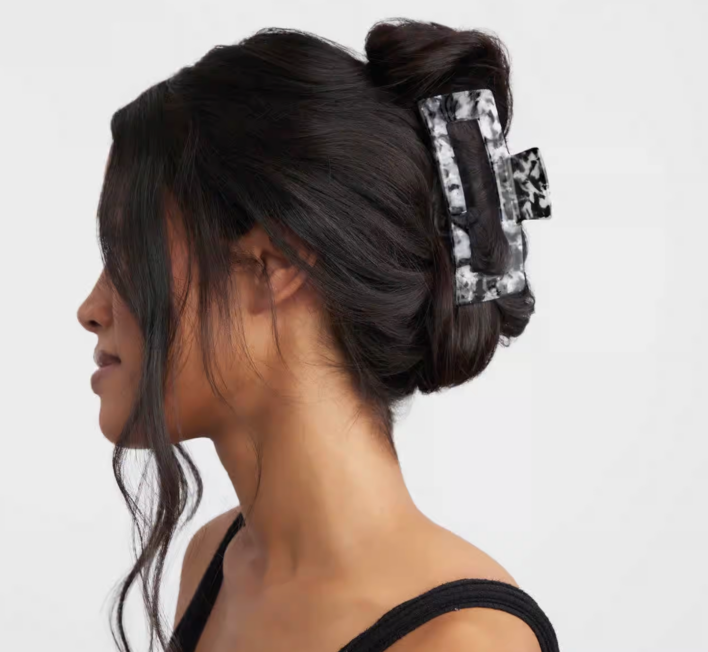 Eco-Friendly Jumbo Open Shape Claw Clip - Black
