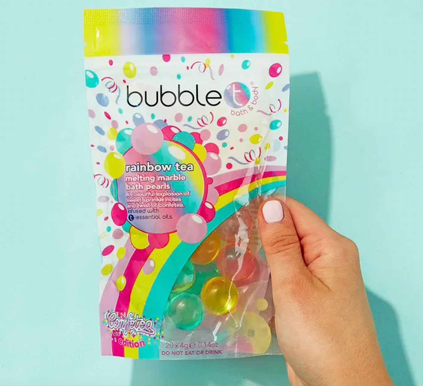 Rainbow Tea Melting Bath Pearls