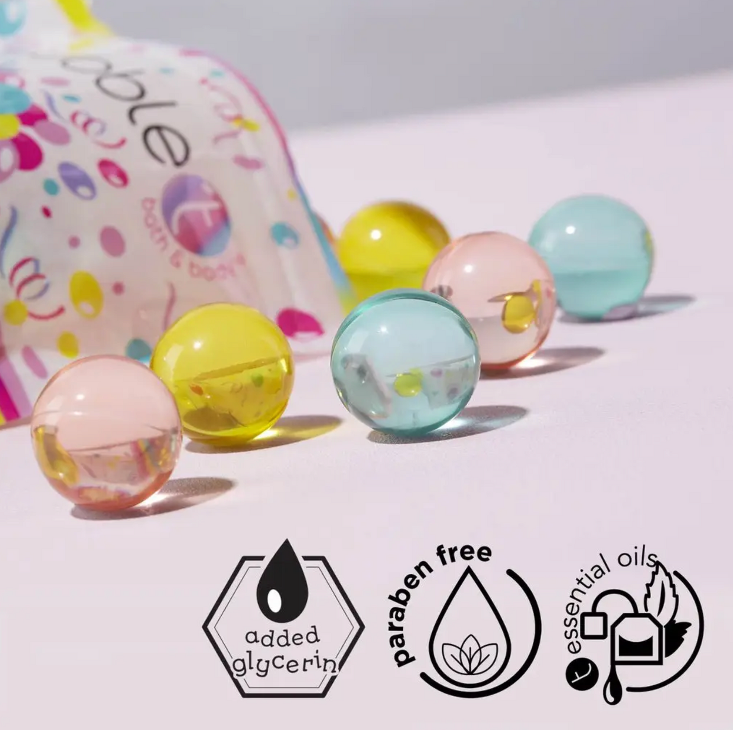 Rainbow Tea Melting Bath Pearls