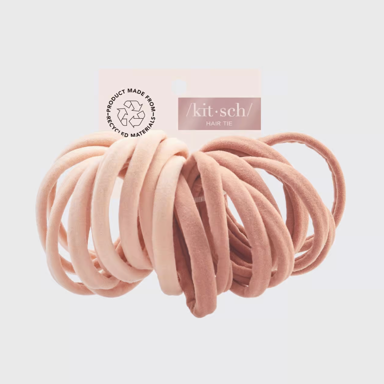 Eco-Friendly Nylon Elastics 20pc set - Blush