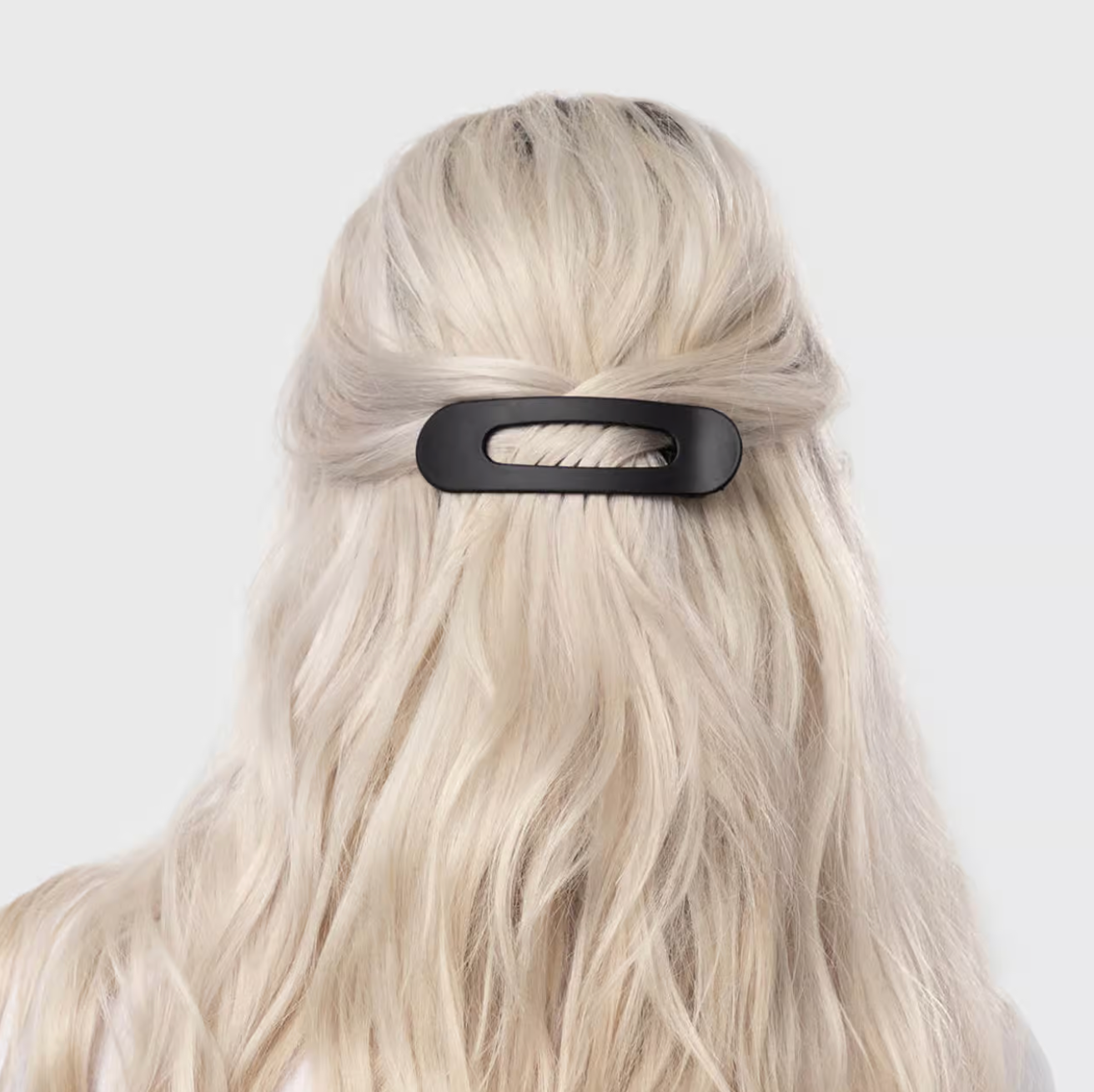 Flat Lay Claw Clip 2pc Flat - Black & Tort