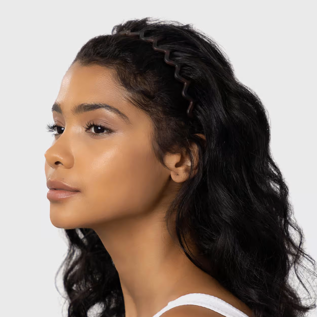 Zig Zag Headband 2pc - Black and Tort