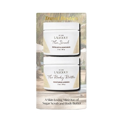 Travel besties Set (Body Butter + Scrub)