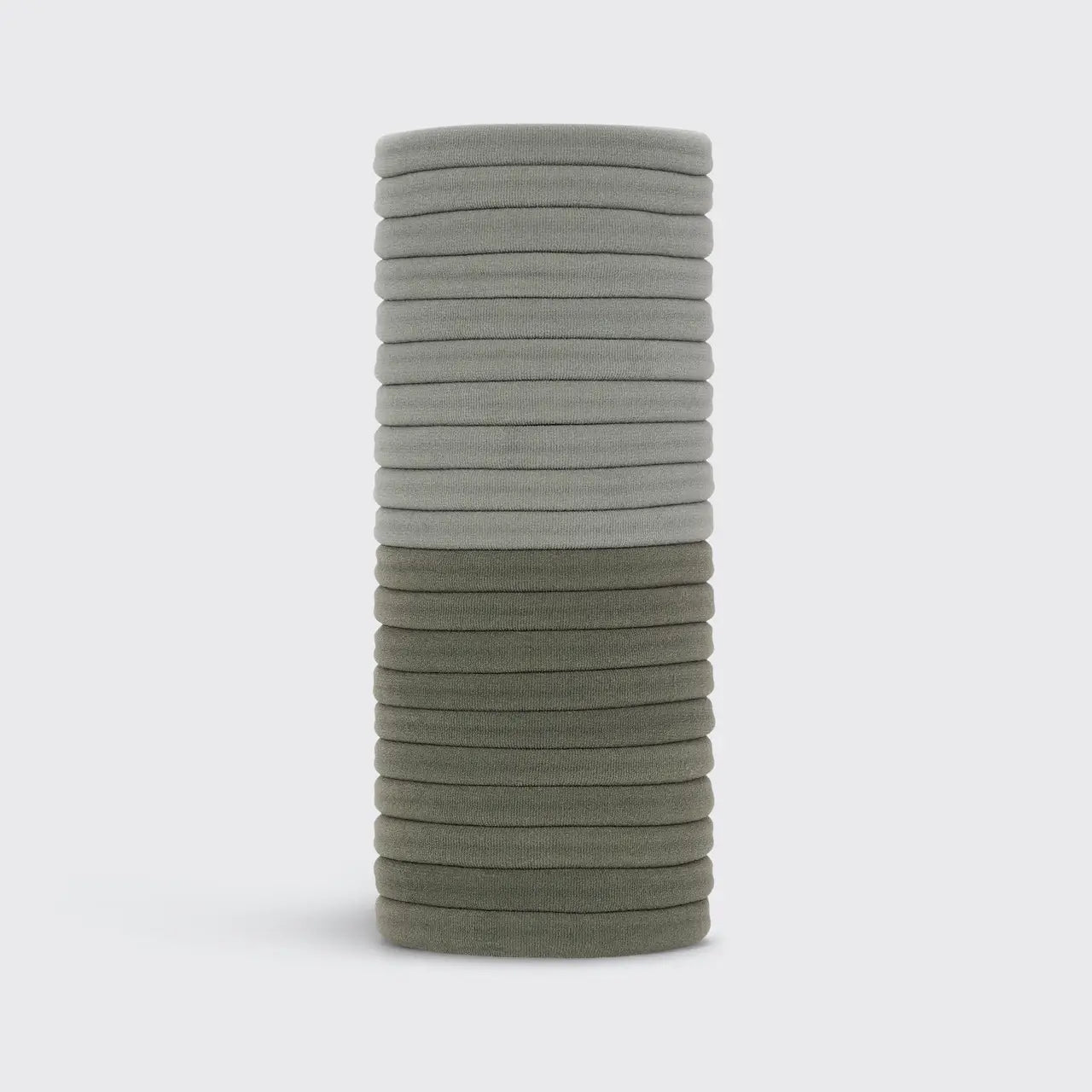 Recycled Nylon Hair Elastics 20 pc - Eucalyptus