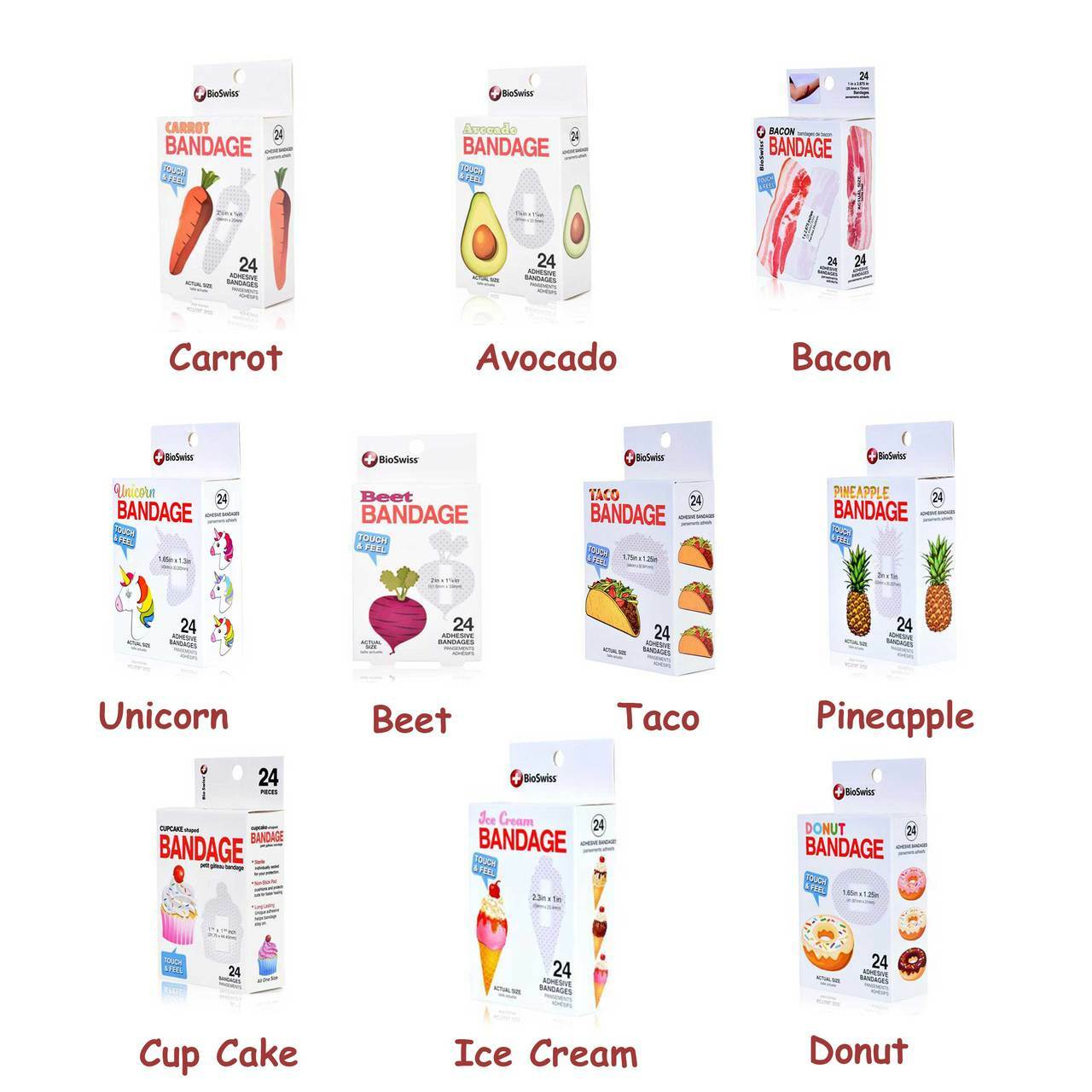 Adhesive Bandages (Various Options)