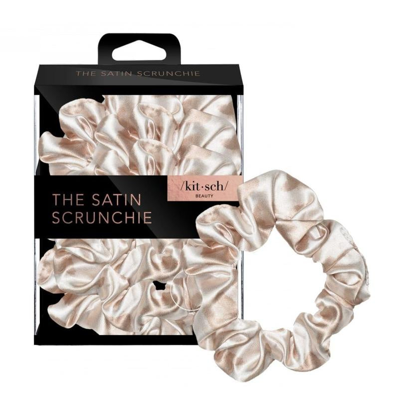 Satin Sleep Scrunchies - Leopard