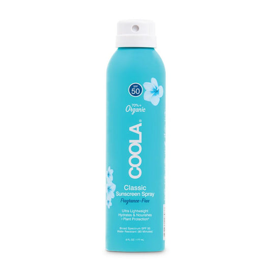 Classic Body Organic Sunscreen Spray SPF 50 - Fragrance Free