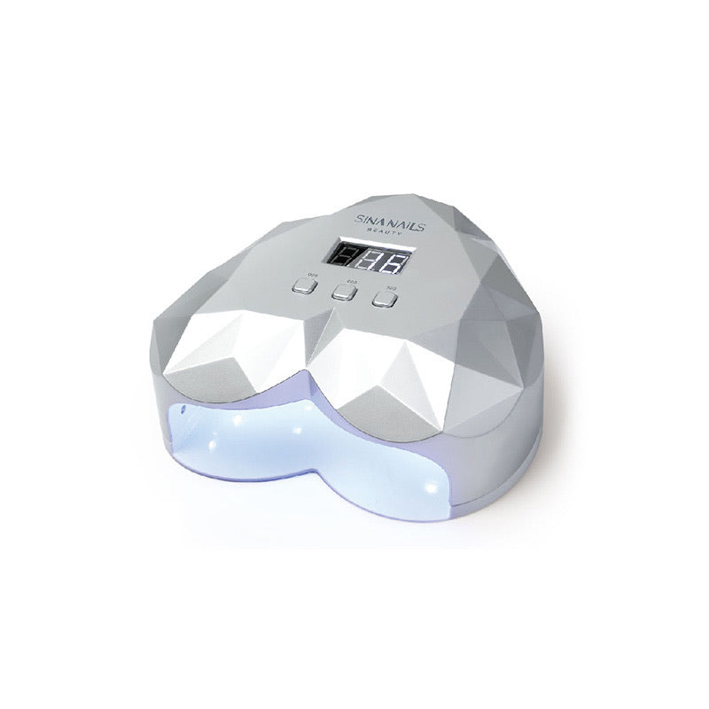 White Heart Shape LED Nail Curing Lamp
